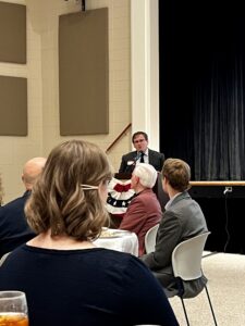 ACLL President Matt Clark speaking